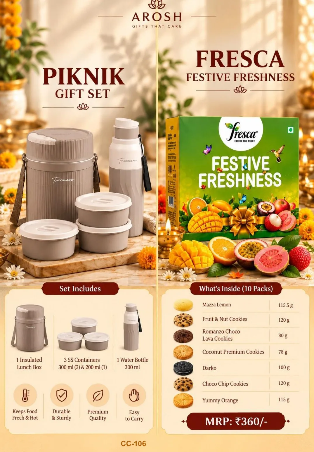 AROSH Diwali corporate gifting combo CC-106
