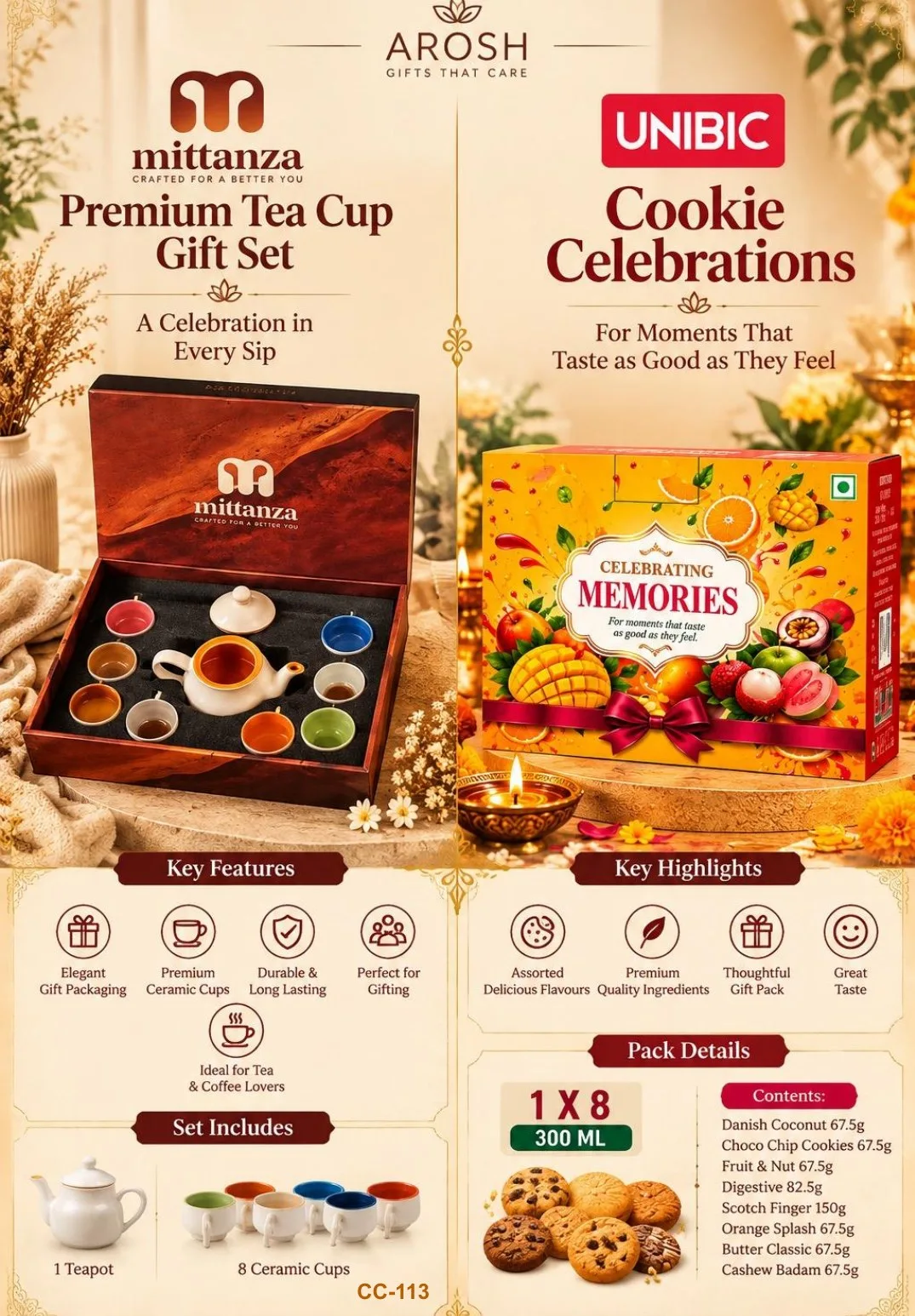 AROSH Diwali corporate gifting combo CC-113