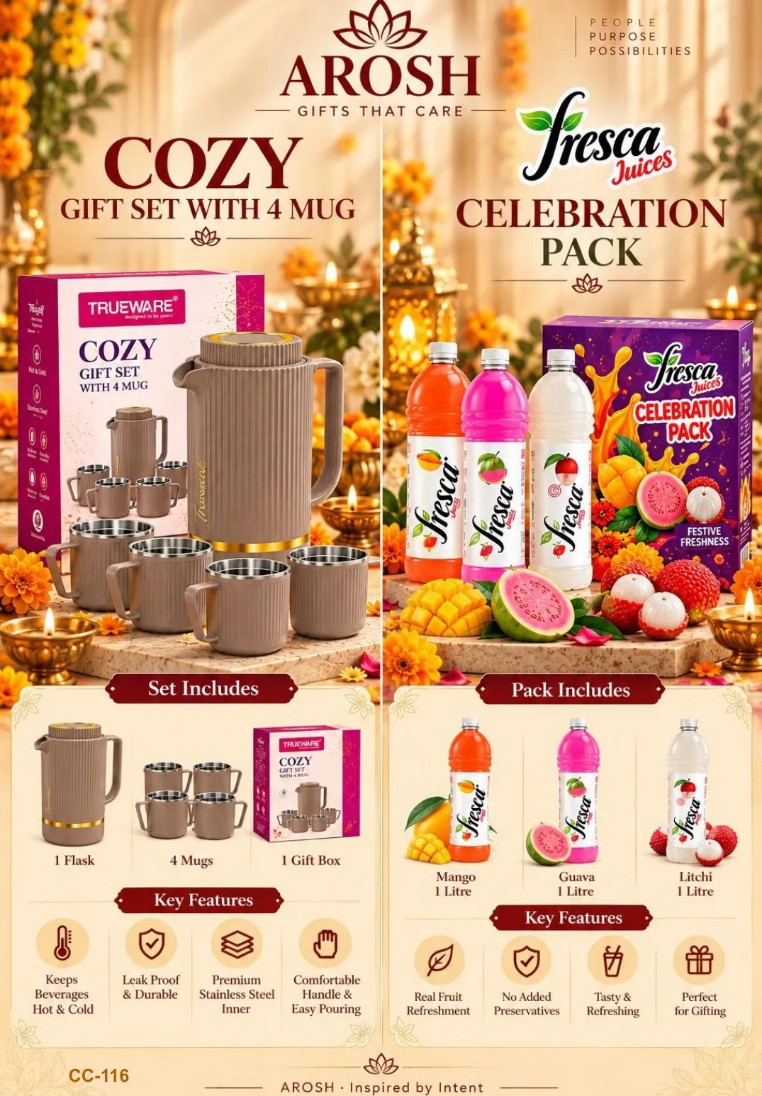 AROSH Diwali corporate gifting combo CC-116