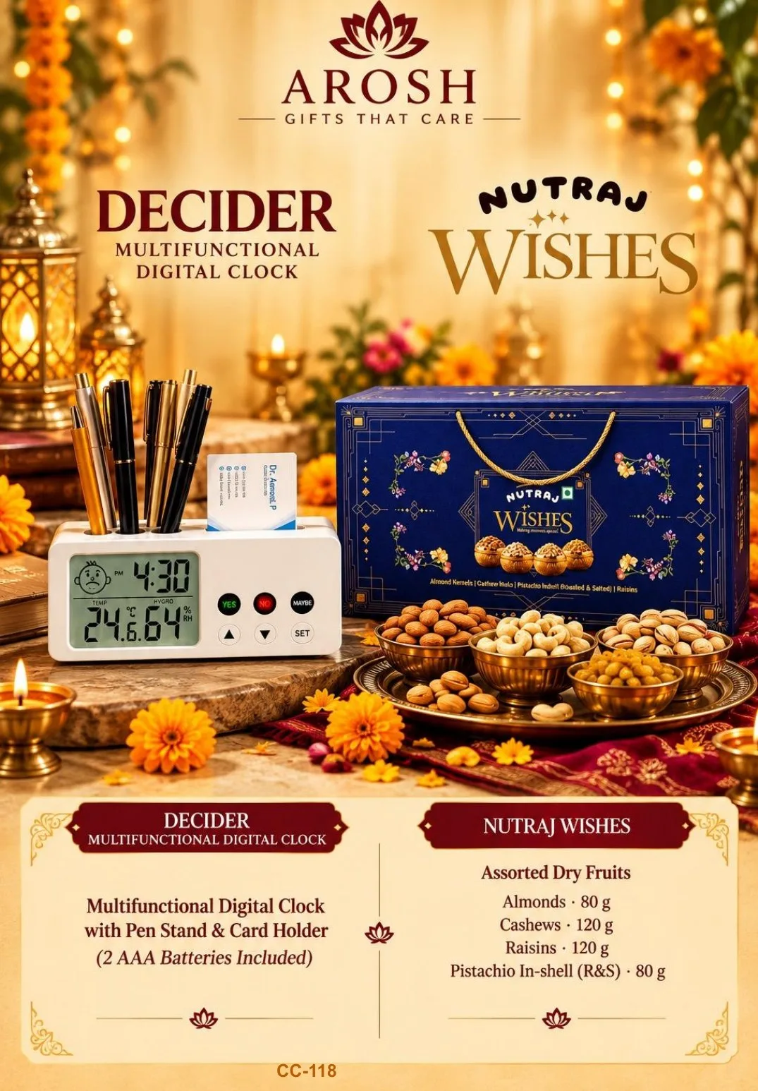 AROSH Diwali corporate gifting combo CC-118
