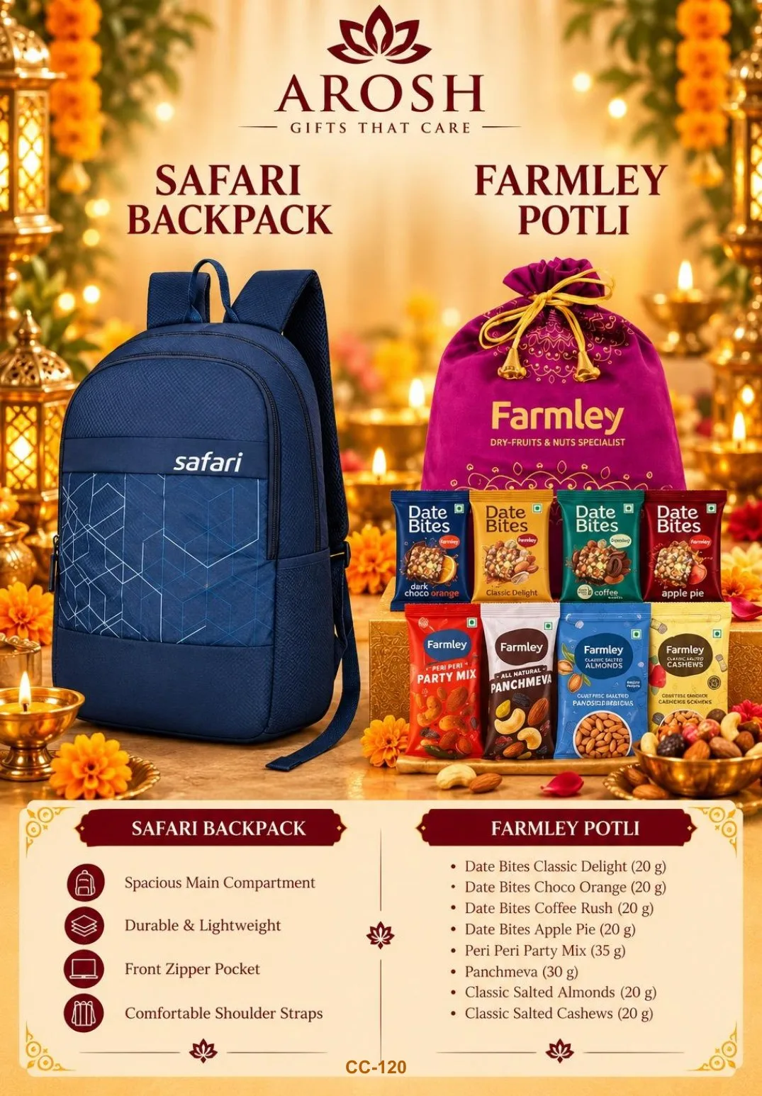 AROSH Diwali corporate gifting combo CC-120