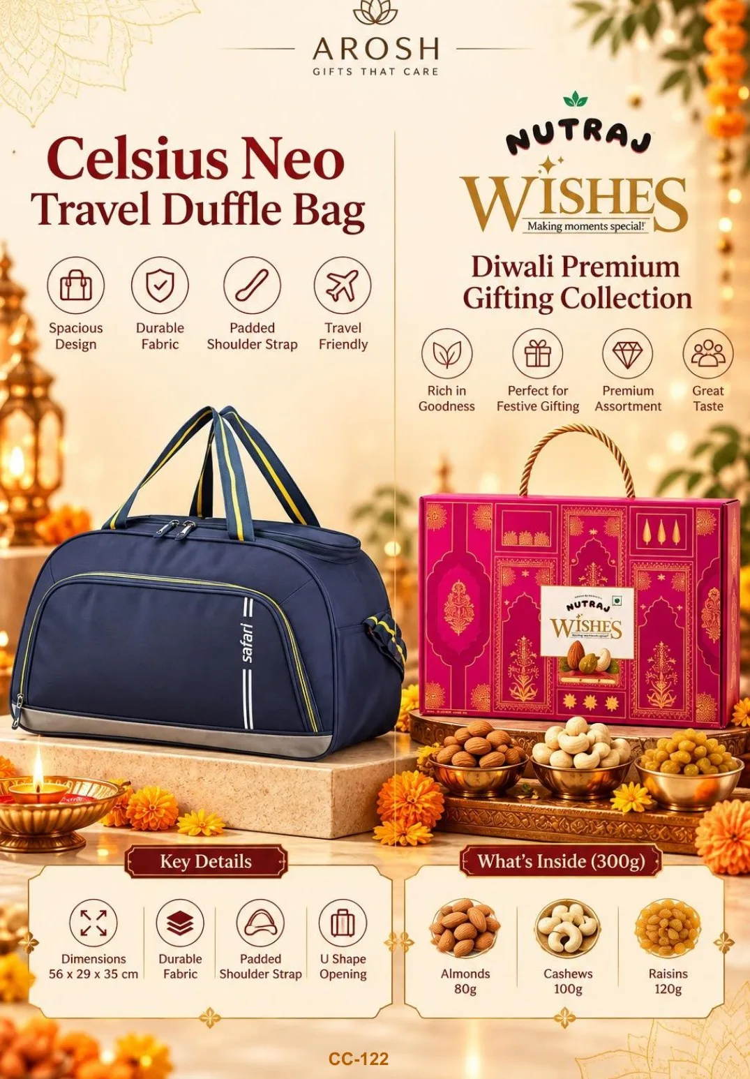 AROSH Diwali corporate gifting combo CC-122