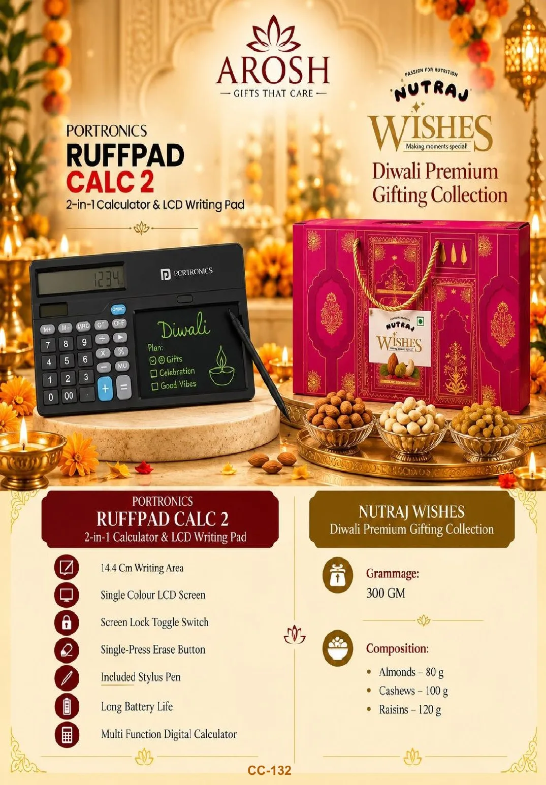 AROSH Diwali corporate gifting combo CC-132