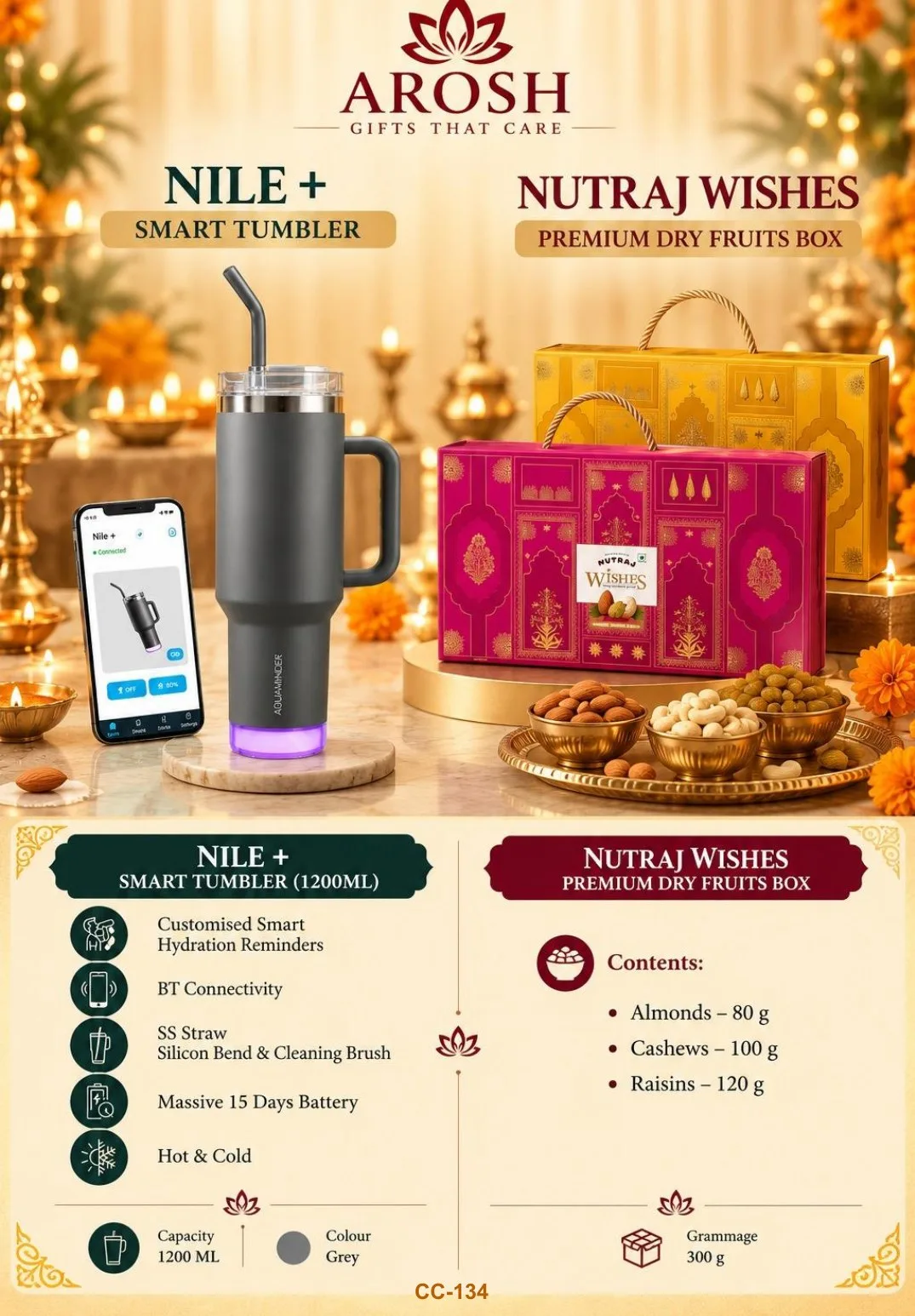 AROSH Diwali corporate gifting combo CC-134