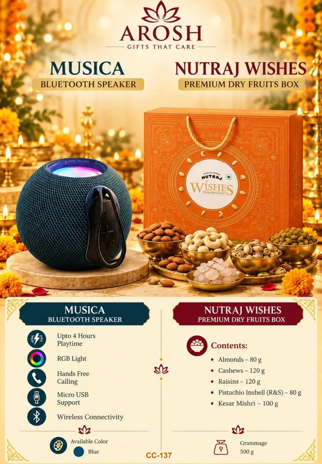 AROSH Diwali corporate gifting combo CC-137