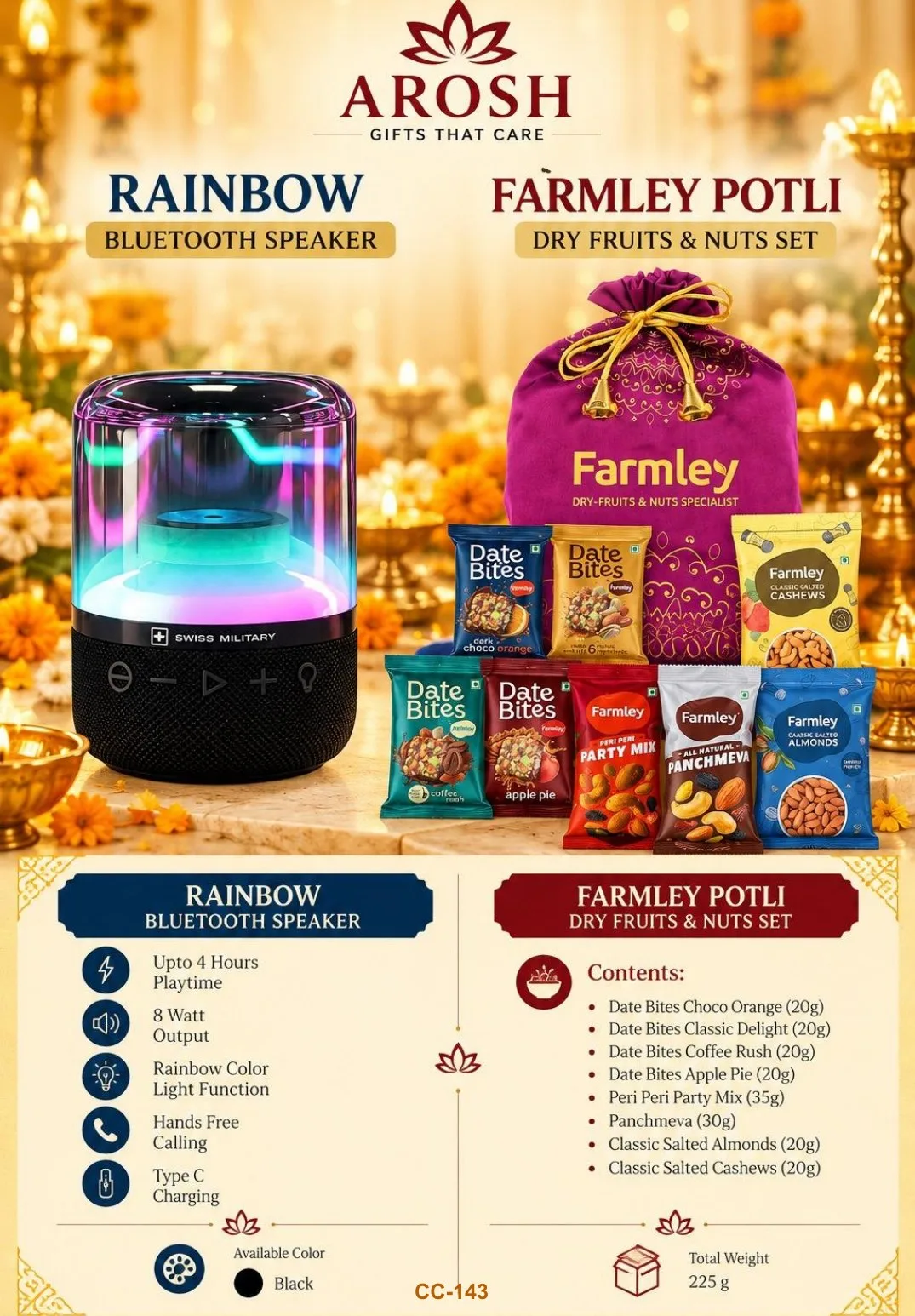 AROSH Diwali corporate gifting combo CC-143