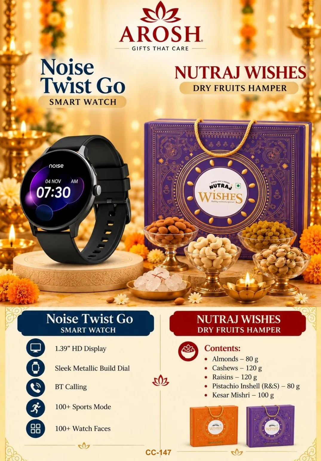 AROSH Diwali corporate gifting combo CC-147