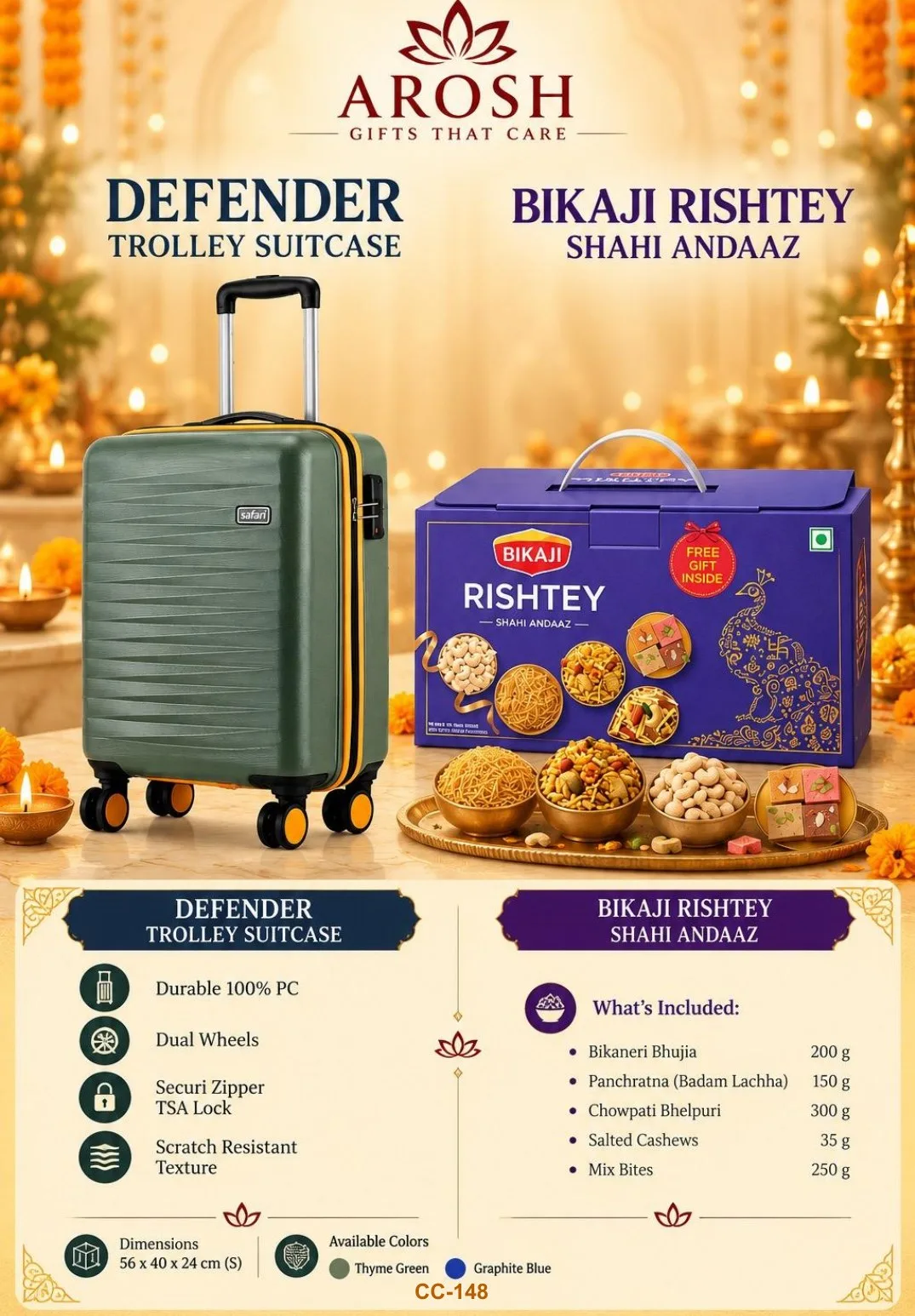 AROSH Diwali corporate gifting combo CC-148