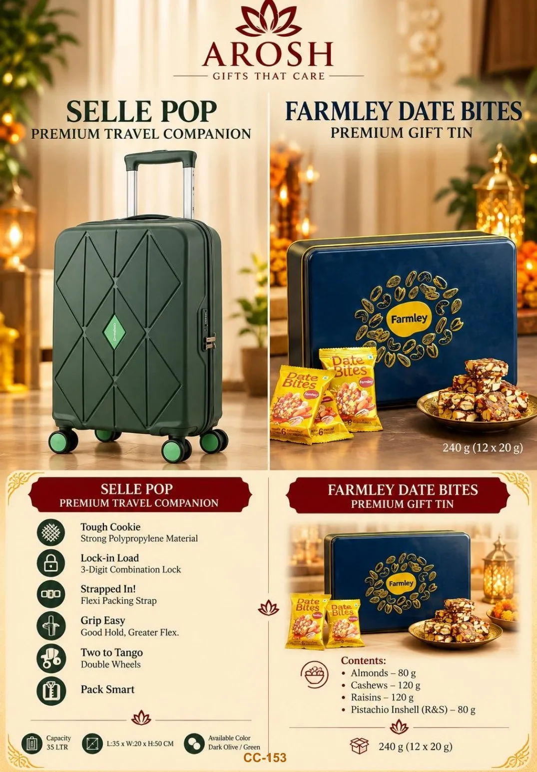 AROSH Diwali corporate gifting combo CC-153
