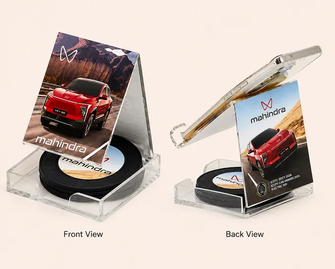 Mobile Stand with Coaster
