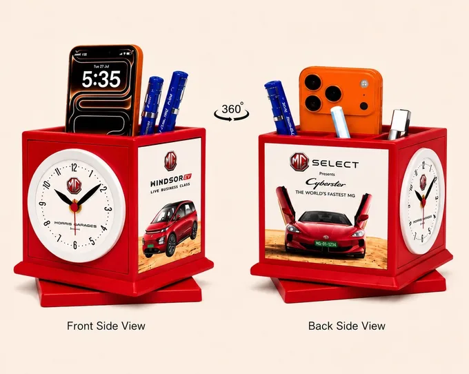 Rotating Clock Organiser