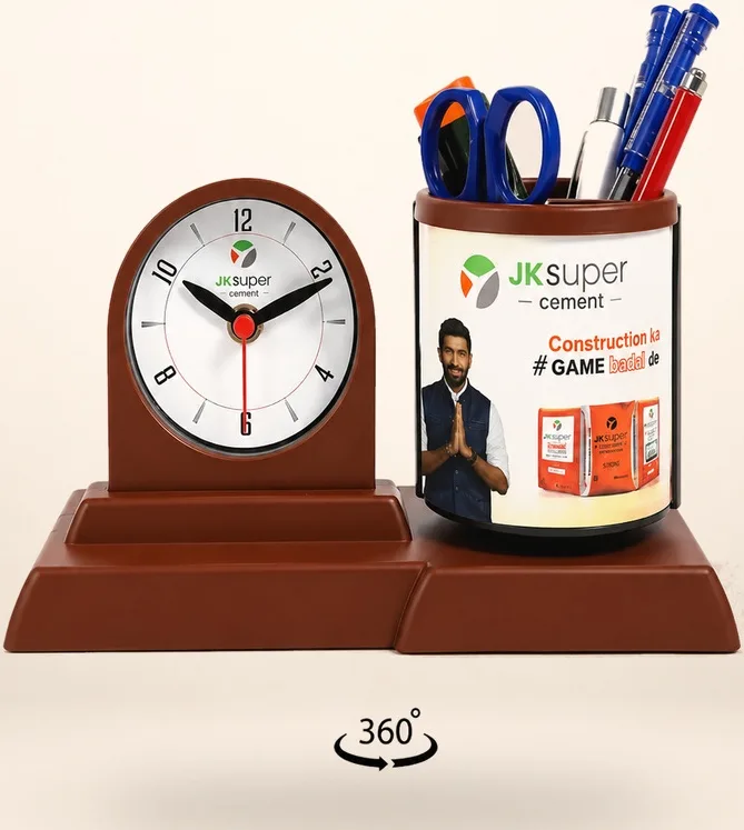Clock Pen Stand